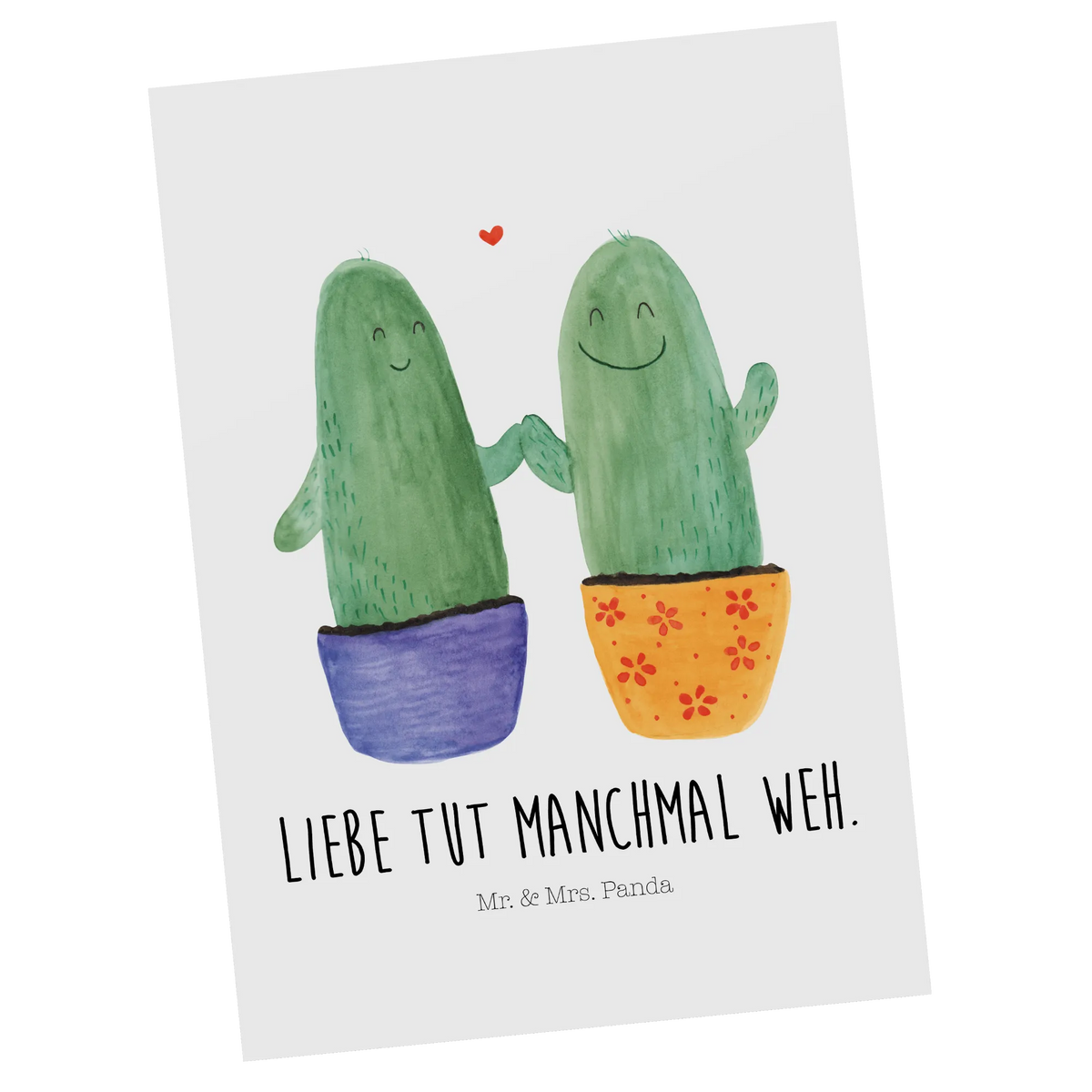 Postcard cactus Love cactus, cactuses, plants, cactus plant, small green cactus, wedding, separation, friendship, love message, cactus love, proof of love, couple, reconciliation, quarrel