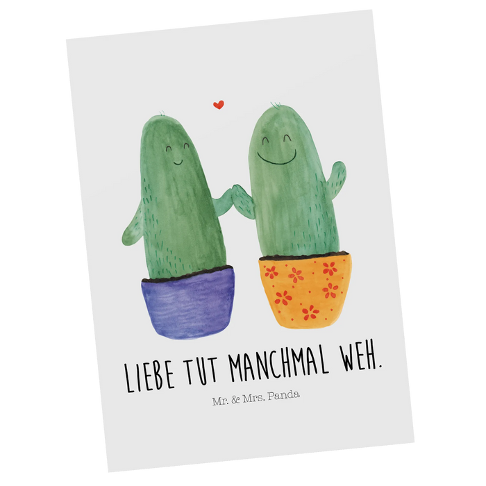 Postcard cactus Love