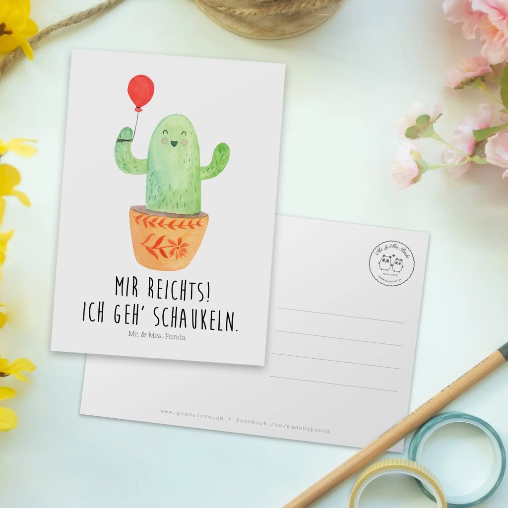 Postkarte Kaktus Luftballon Postkarte, Ansichtskarten, Einladungskarte, Dankeskarte, Grußkarte, Ansichtskarte, Einladungskarten Geburtstag, Einladung, Karte, Einladung Geburtstag, Geburtstagskarte, Geschenkkarte, Kaktus, Kakteen, Freundin, Stress, Freude, Freund, Prüfung, Büro, Ausbildung, Büroalltag, Neustart, Luftballon