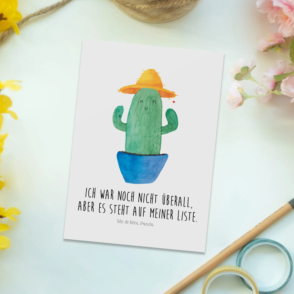 Postcard cactus cap gift, paper, invitation, postcards, Postcard, card, gift card, letter, invitation card, cactus, cactuses, plants, cactus plant, small green cactus, cactus love, motivation, travel diary, world trip, city trip, gift idea, slogan, globetrotter, travel
