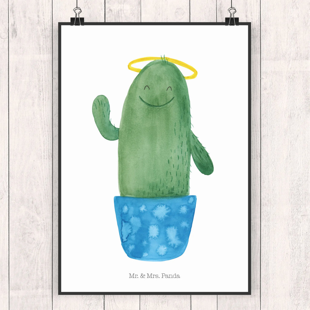 Plakat Kaktus Święty Designposter, wanddeko, grafikposter, Kunstdruck, kunstposter, kunstdruck poster, kunst für die wand, Bild, Wanddeko Bild, Plakat, Wandschmuck, Wanddekoration, Wandbild, drucke, Poster, wanddruck, Wandposter, wandkunst, Mr. & Mrs. Panda Poster, Bild für Wand, Deko Bild, Posterdruck, Kaktus, Kakteen, Bruder, Frech, Schwester, Freundin, Kind, Lustig, Eltern, Schwestern, Heiligenschein, Familie