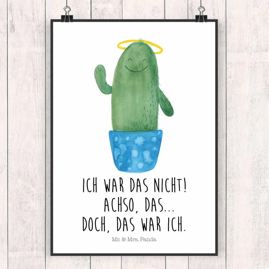 Plakat Kaktus Święty Designposter, wanddeko, grafikposter, Kunstdruck, kunstposter, kunstdruck poster, kunst für die wand, Bild, Wanddeko Bild, Plakat, Wandschmuck, Wanddekoration, Wandbild, drucke, Poster, wanddruck, Wandposter, wandkunst, Mr. & Mrs. Panda Poster, Bild für Wand, Deko Bild, Posterdruck, Kaktus, Kakteen, Bruder, Frech, Schwester, Freundin, Kind, Lustig, Eltern, Schwestern, Heiligenschein, Familie