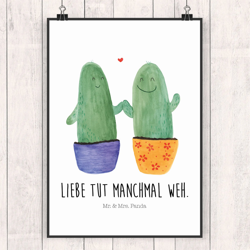 Poster Kaktus Liebe Wandschmuck, Wanddeko Bild, grafikposter, Plakat, Posterdruck, wanddruck, Bild für Wand, Mr. & Mrs. Panda Poster, Wanddekoration, wanddeko, kunstdruck poster, Wandbild, Designposter, wandkunst, Poster, kunstposter, drucke, Wandposter, kunst für die wand, Deko Bild, Kunstdruck, Bild, Kaktus, Kakteen, Liebesbeweis, Versöhnung, Freundschaft, Verlobung, Liebesnachricht, Paar, Streit, Liebesbotschaft, Pärchen, Kaktusliebe, Hochzeit, Liebe, Love, Trennung