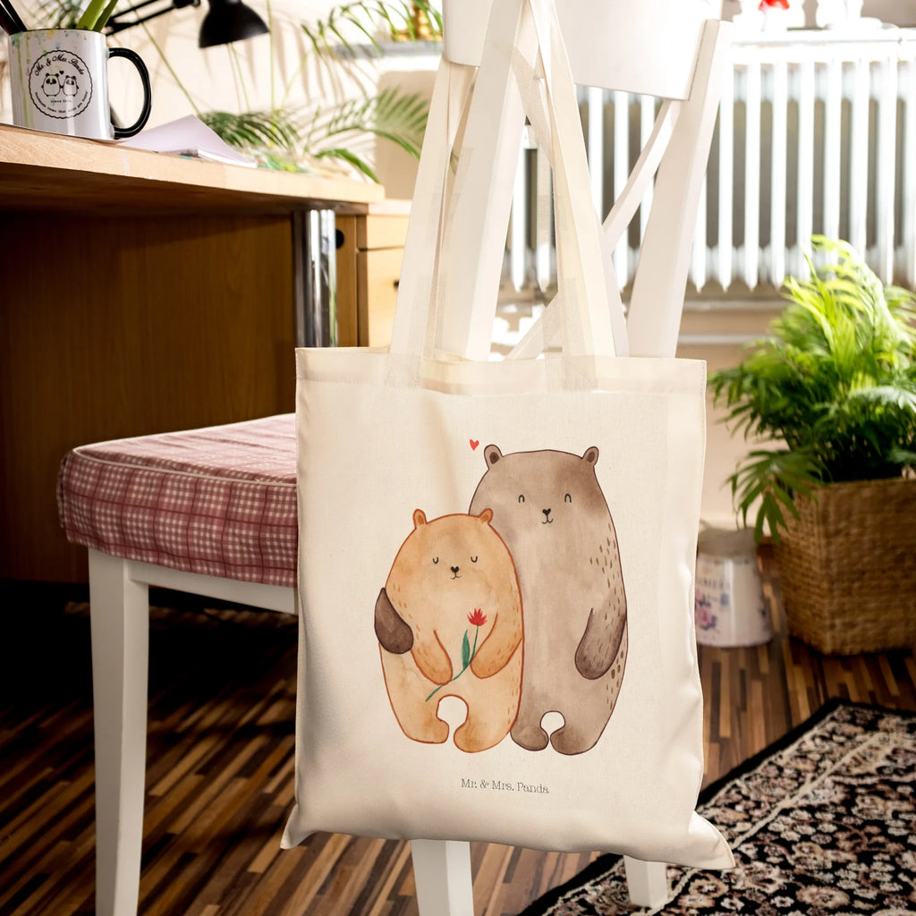 Tote bag Bears in love