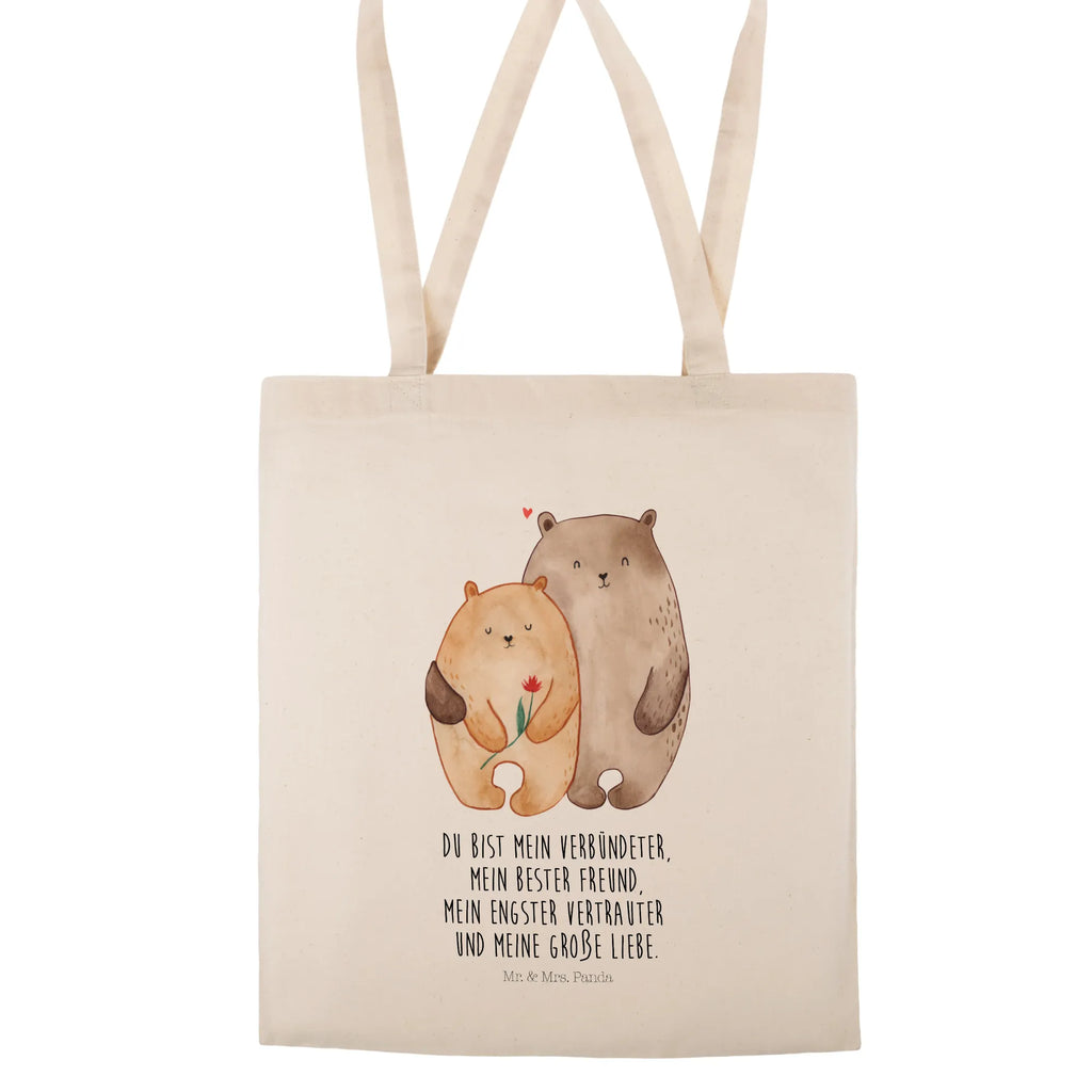 Tote bag Bears in love