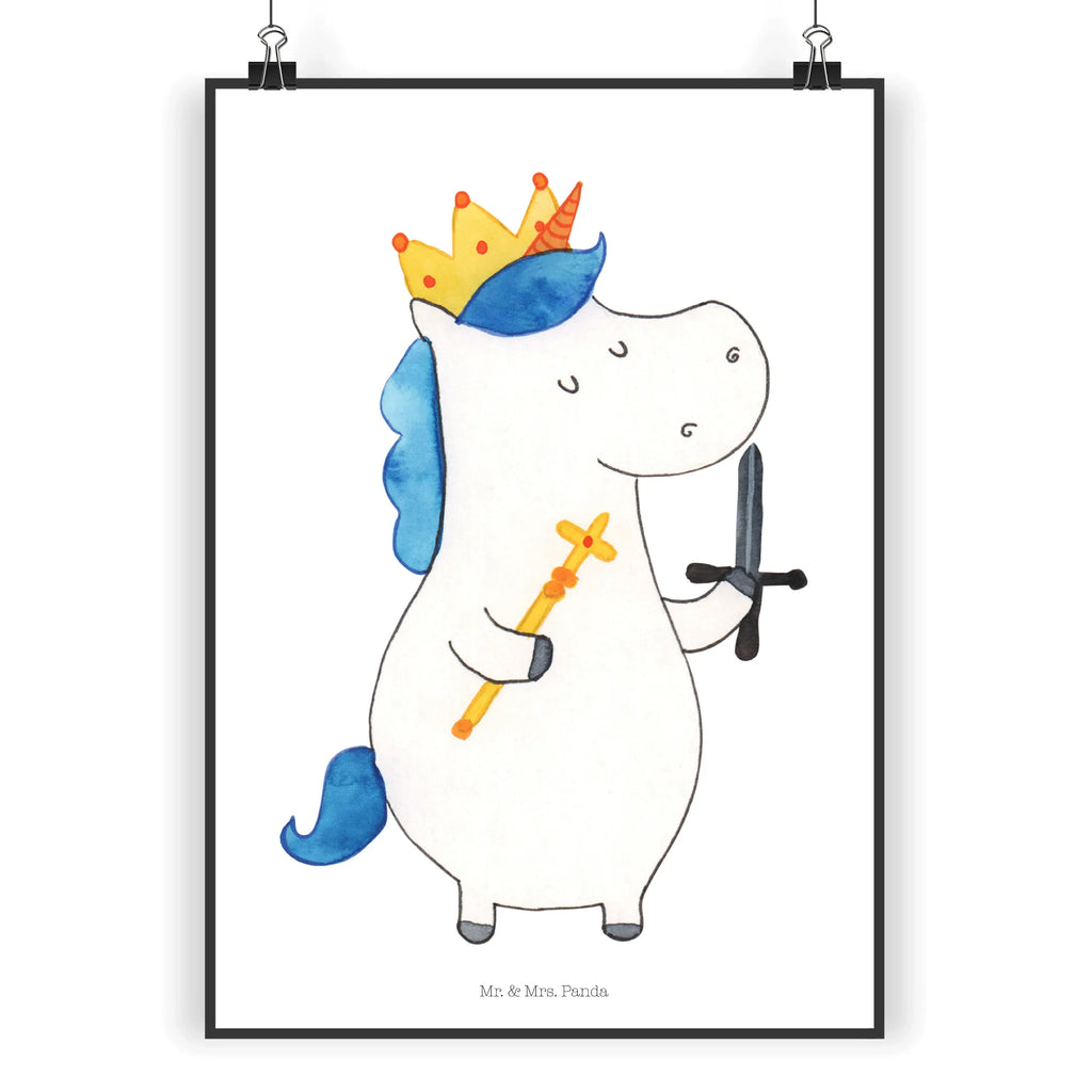 Poster unicorn king with sword kunstdruck poster, Wandschmuck, kunstposter, Mr. & Mrs. Panda Poster, wanddruck, wandkunst, drucke, Deko Bild, wanddeko, Wanddeko Bild, Kunstdruck, Wandbild, Plakat, Poster, Wanddekoration, grafikposter, kunst für die wand, Wandposter, Designposter, Bild für Wand, Posterdruck, Bild, Einhorn Deko, Einhörner, Einhorn, Unicorn, Mittelalter, König, Ritter