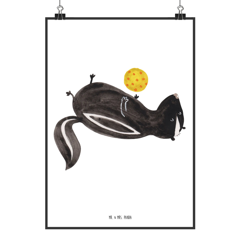 Plakat skunks piłka wandkunst, Wanddeko Bild, Bild, Mr. & Mrs. Panda Poster, drucke, Kunstdruck, Wanddekoration, Poster, kunst für die wand, Wandposter, grafikposter, Deko Bild, kunstdruck poster, Wandbild, kunstposter, Designposter, wanddeko, Plakat, wanddruck, Bild für Wand, Wandschmuck, Posterdruck, Stinktier, Skunk, Stinki, Weisheit, Stinker, Wildtier, Verspielt, Raubtier