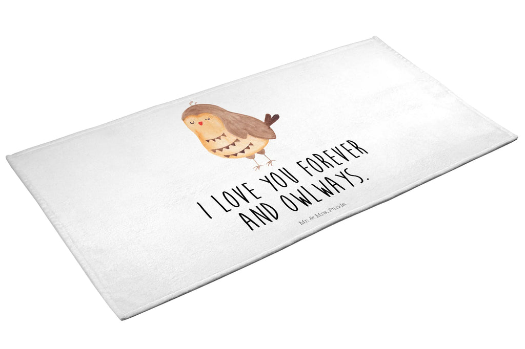 50 x 100 ręcznik sowa zadowolona Sowa