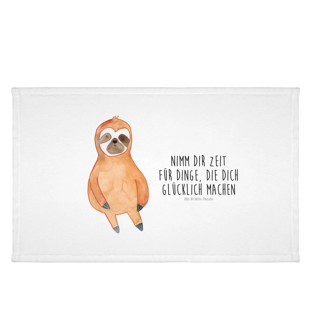 50 x 100 ręcznik leniwiec Zadowolony Leniwiec, prezent z leniwcem, dekoracja z leniwcem