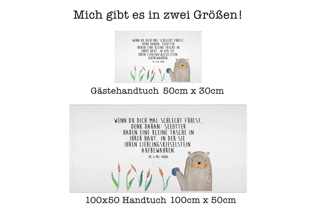 50 x 100 ręcznik wydra kamień Kuna, wydra, morska wydra