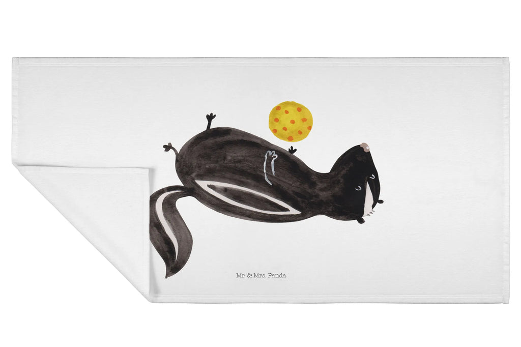 Hand towel skunk ball towels, baby, bath towel, big, bathroom, children, Towel, Skunk, predator, stinker, wisdom, skunk, stinky, wild animal, playful