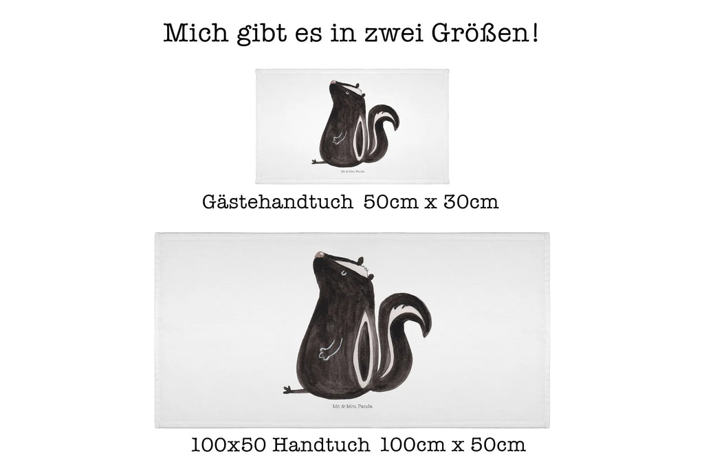 50 x 100 ręcznik skunks siedzenie Stinktier, Skunk