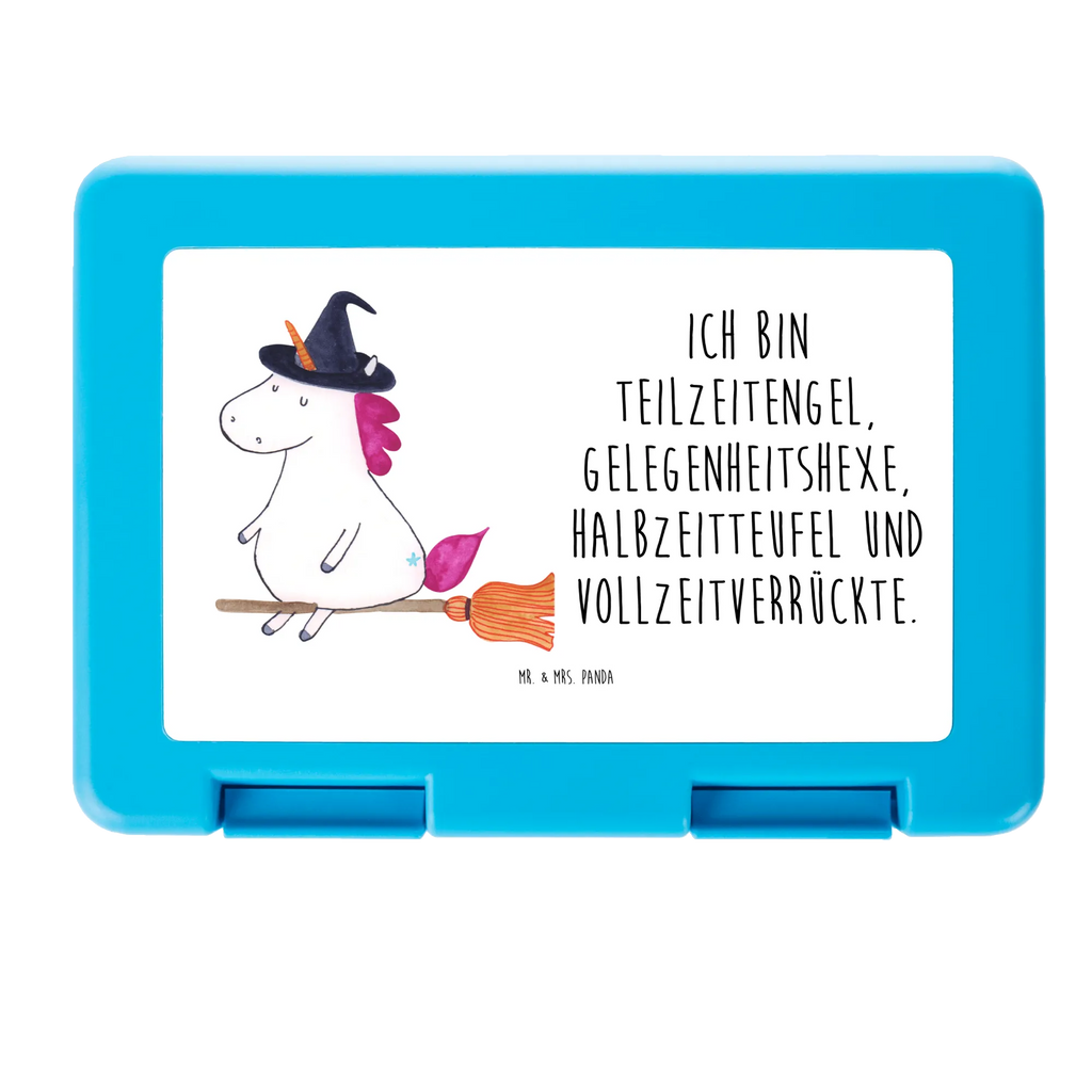 Brotdose Einhorn Hexe Brotbox, Snackbox, Lunch box, Butterbrotdose, Brotzeitbox, Einhorn, Einhörner, Einhorn Deko, Unicorn, Frau, Ehefrau, Hexe, Teufel, Engel, Verrückte, Freundin, Leben, Zicke