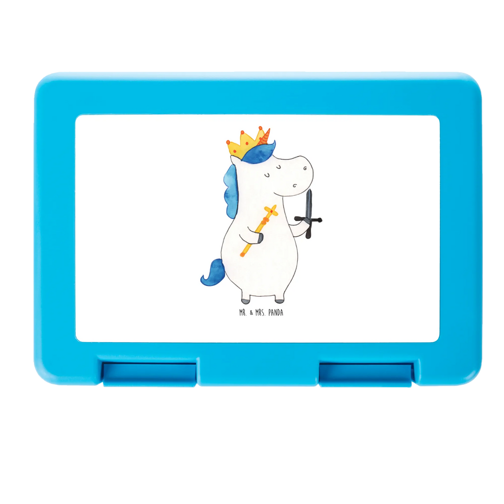 Pudełko na kanapki jednorożec Król z mieczem Brotbox, Snackbox, Lunch box, Butterbrotdose, Brotzeitbox, Einhorn, Einhörner, Einhorn Deko, Unicorn, König, Ritter, Mittelalter