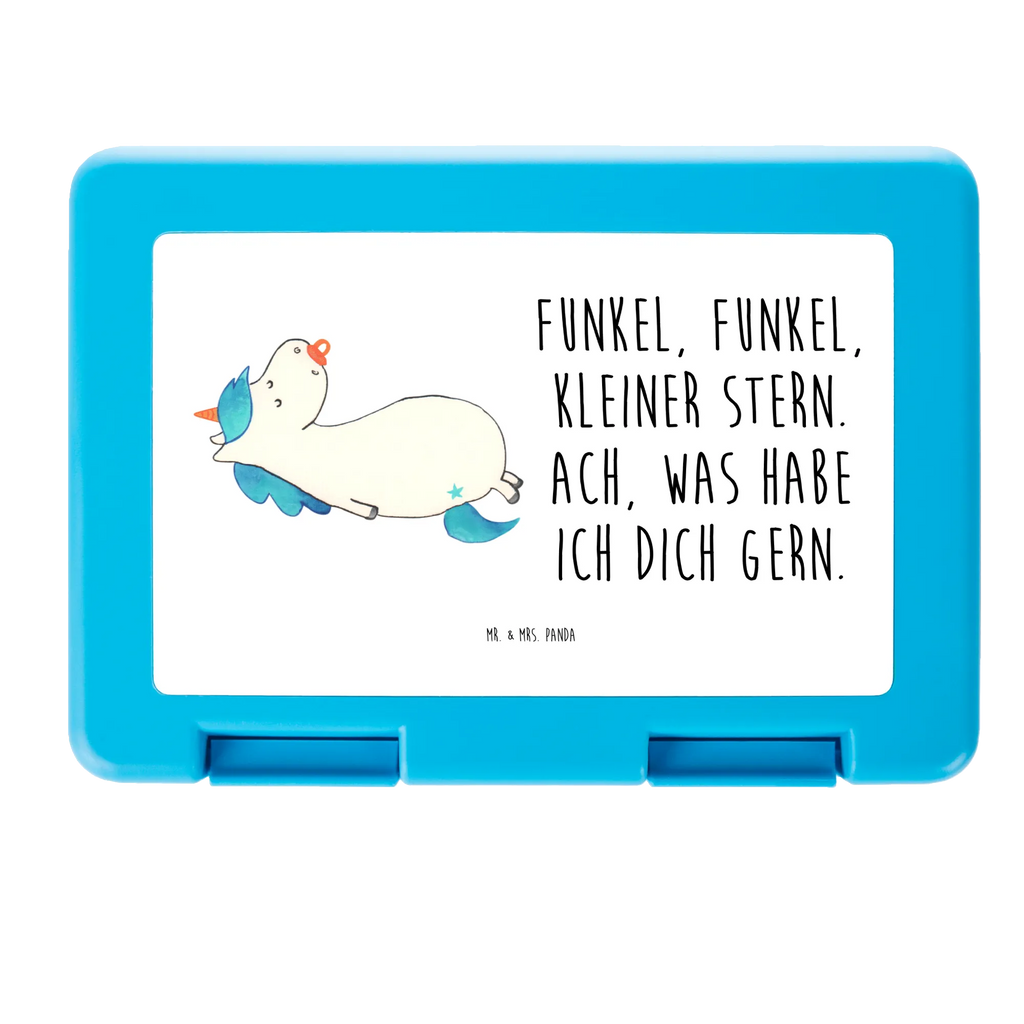 Lunch box unicorn dummy Brotbox, Snackbox, Lunch box, Butterbrotdose, Brotzeitbox, Einhorn, Einhörner, Einhorn Deko, Unicorn, Baby, Kleinkind, Geburt, Geburtstag, Säugling, Schnuller, Geschenk Geburt, Mutter, Mama