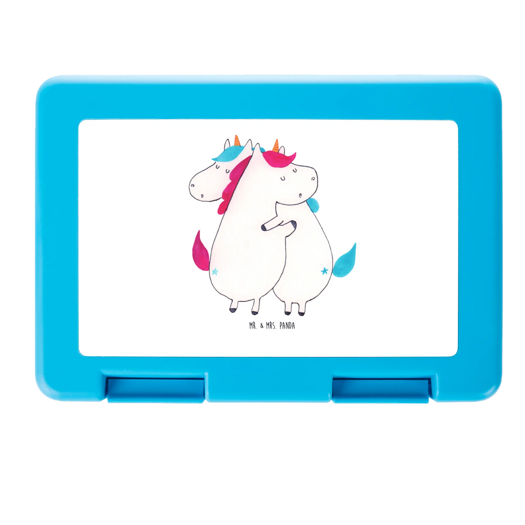 Pudełko na kanapki Jednorożce Przytulanie Brotbox, Snackbox, Lunch box, Butterbrotdose, Brotzeitbox, Einhorn, Einhörner, Einhorn Deko, Unicorn, Freundinnen, Freundin, BFF, Schwester, Schwestern, Familie, Geschwister, Sister, Liebe