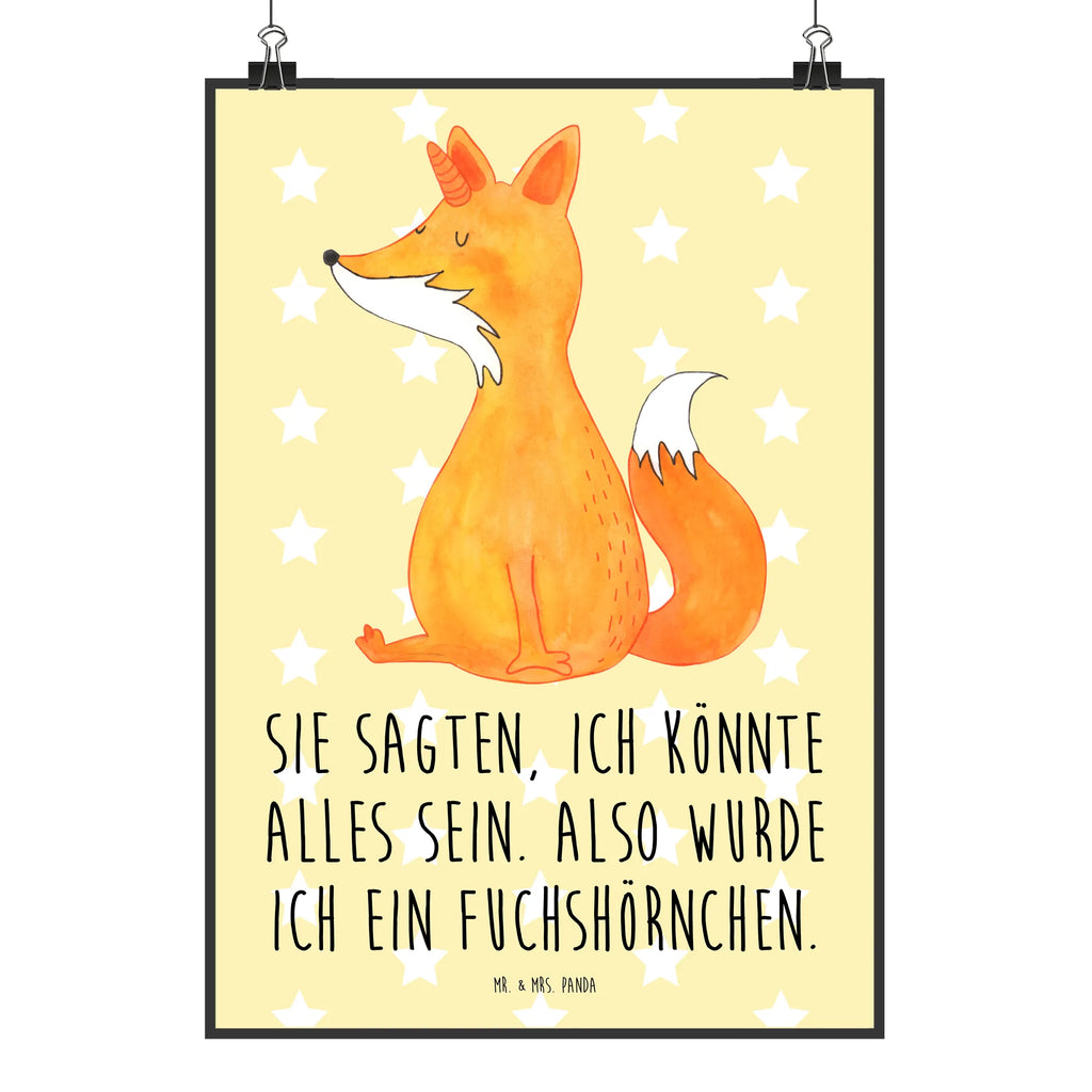 Poster unicorn Wish Kunstdruck, Bild, Raumdekoration, Mr. & Mrs. Panda Poster, Wanddekoration, Poster, Handgemaltes Poster, Küchenposter, Designposter, Wanddeko, Posterdruck, Wandposter, Kinderposter, Wanddeko Bild, Einhorn, Einhörner, Einhorn Deko, Unicorn, Fuchshörnchen, Foxycorn, Fuchshorn, Fuchs, Füchse, Unicorns