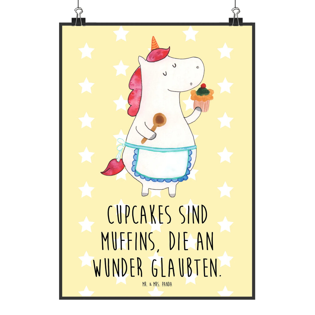 Plakat Jednorożec Kuchnia wanddeko, Kunstdruck, Posterdruck, wanddruck, grafikposter, kunstposter, Bild, Deko Bild, Plakat, Wandbild, Bild für Wand, wandkunst, drucke, Poster, Wanddekoration, kunstdruck poster, Wandposter, Designposter, Wanddeko Bild, Mr. & Mrs. Panda Poster, kunst für die wand, Wandschmuck, Einhorn Deko, Einhörner, Einhorn, Unicorn, Muffin, Träumer, Motivation, Torte, Koch, Kuchen, Träumen, Hobbykoch, Bäckerin, Backen