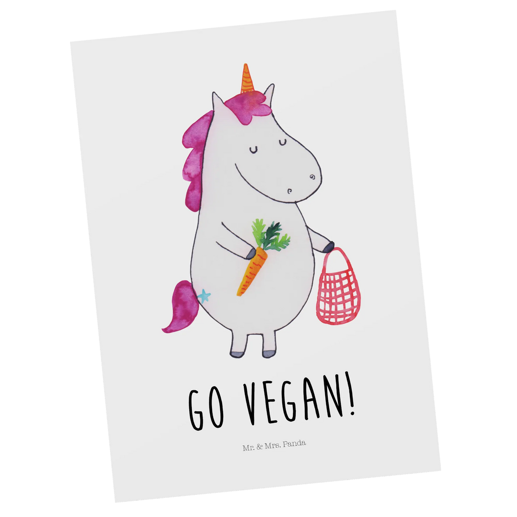 Postcard unicorn Vegan card, letter, gift, invitation card, gift card, invitation, postcards, Postcard, paper, unicorn, unicorns, Raw Food, Vegetarian Food, Healthy Eating, girlfriend present, girlfriend gift, Organic, Vegan, Veganism