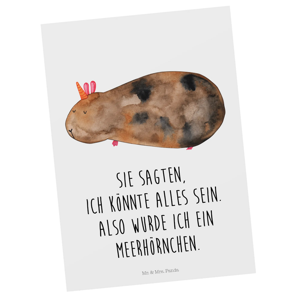 Postcard unicorn Guinea pig einzelkarte, Grußkarte, Kunstkarten, spruchkarte, Designkarte, Postkarten, Motivkarte, Fotokarte, kunstkarte, Postkarte, Ansichtskarte, bildkarte, Ansichtskarten, Einhörner, Einhorn Deko, Unicorn, Einhorn, Meerhörnchen, Meericorn, Meerschwein, Meerschweinchen