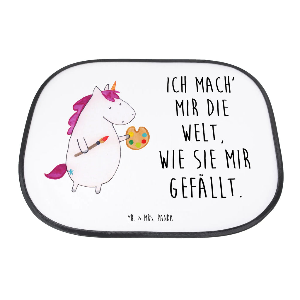 Osłona przeciwsłoneczna do samochodu Jednorożec Artysta Jednorożec, jednorożce, dekoracje jednorożca, jednorożec