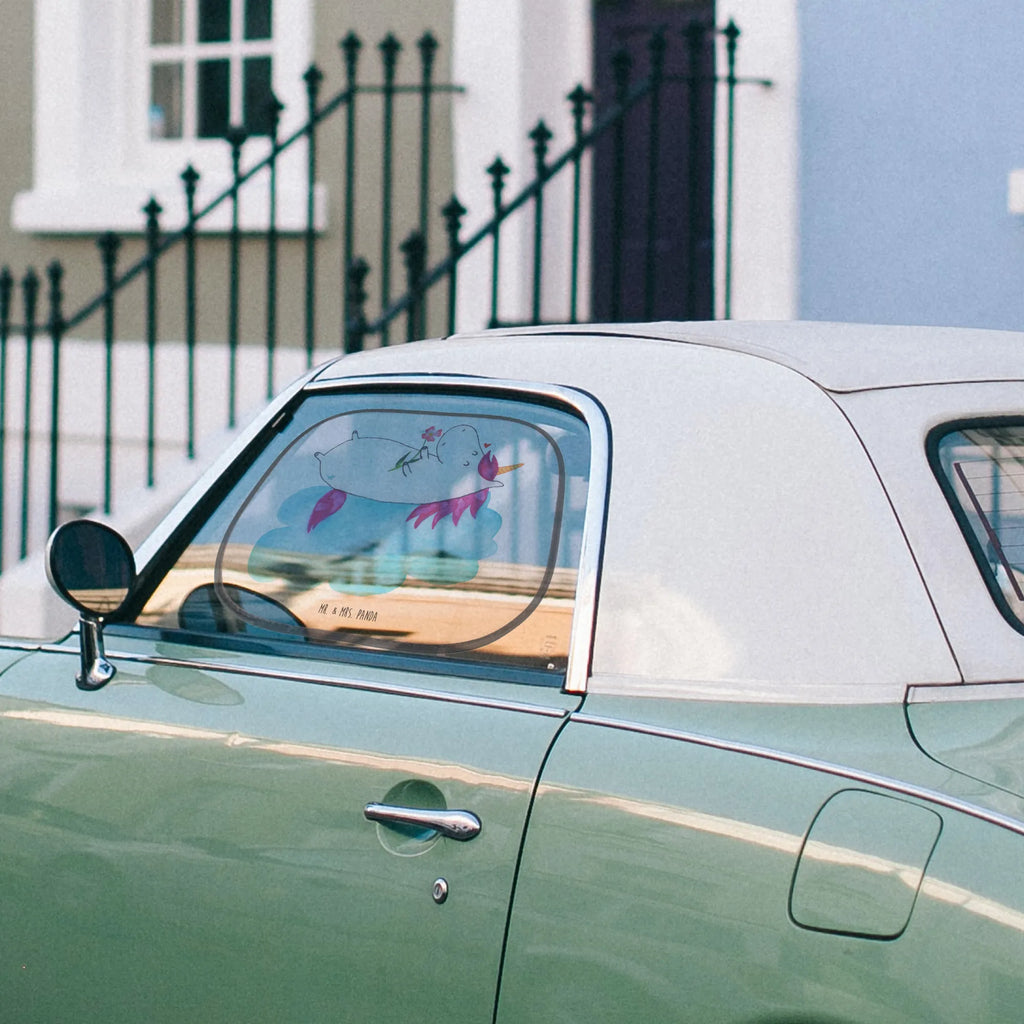 Osłona przeciwsłoneczna do samochodu Jednorożec Zakochany Jednorożec, jednorożce, dekoracje jednorożca, jednorożec