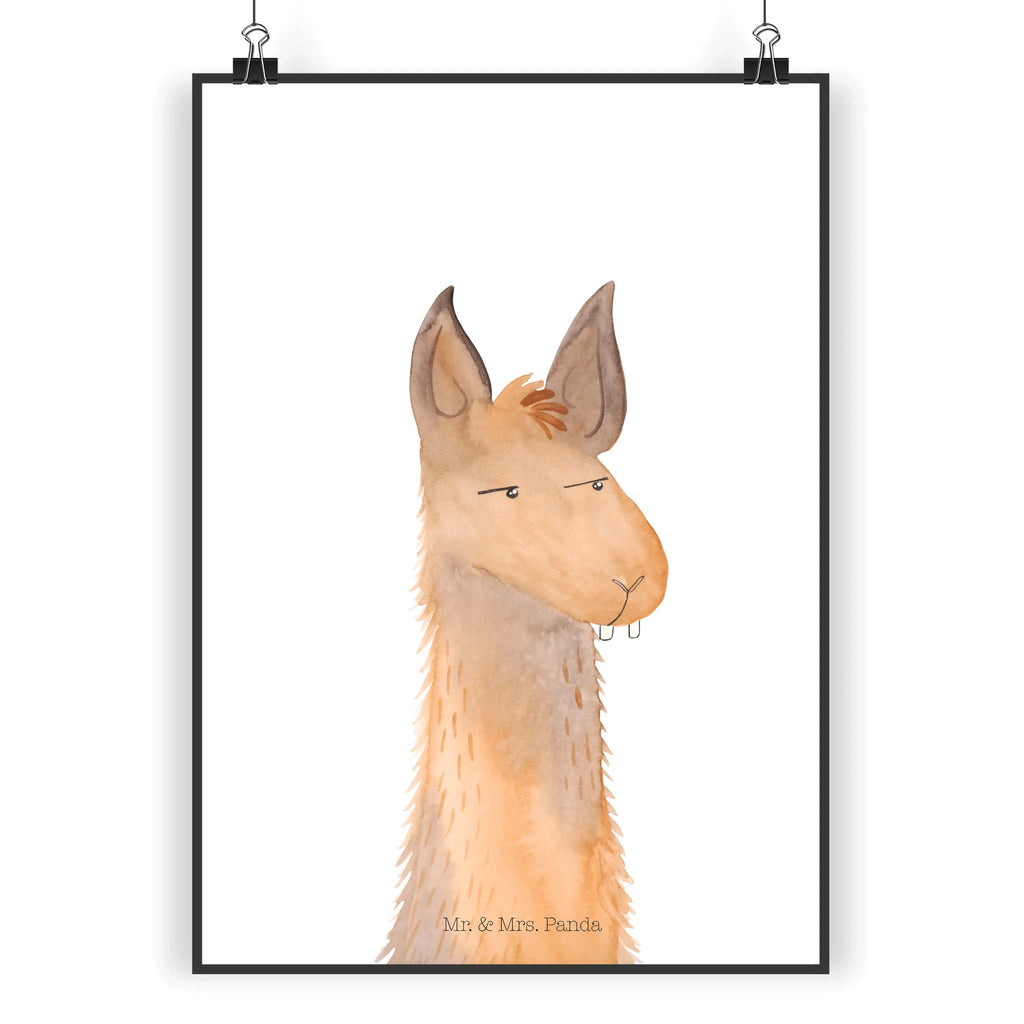 Poster llama head Annoyed Deko Bild, grafikposter, Kunstdruck, drucke, Wandposter, Bild, kunst für die wand, Plakat, Wandbild, Wanddeko Bild, kunstdruck poster, Wandschmuck, Poster, Bild für Wand, Mr. & Mrs. Panda Poster, Designposter, Posterdruck, kunstposter, wandkunst, Wanddekoration, wanddruck, wanddeko, Lama, Alpaka, Recht haben, Chefin, Chef, Büro, Partnerin, Genervt sein, Büroalltag, Beste Freundin, Lamas, Azubi, Freundin