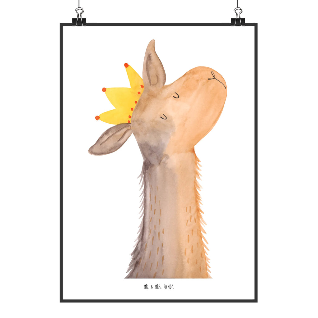 Poster llama head king drucke, Deko Bild, Wanddekoration, Wandschmuck, wanddeko, Plakat, Poster, Bild, kunst für die wand, Wandposter, kunstposter, Kunstdruck, Designposter, wanddruck, Mr. & Mrs. Panda Poster, kunstdruck poster, Wanddeko Bild, Bild für Wand, Posterdruck, grafikposter, Wandbild, wandkunst, Alpaka, Lama, Papa, Freundin, Kollegin, Chef, Abitur, Königin, Büro Kollege, Lamas, Mama, Abi, Vorgesetzter, König