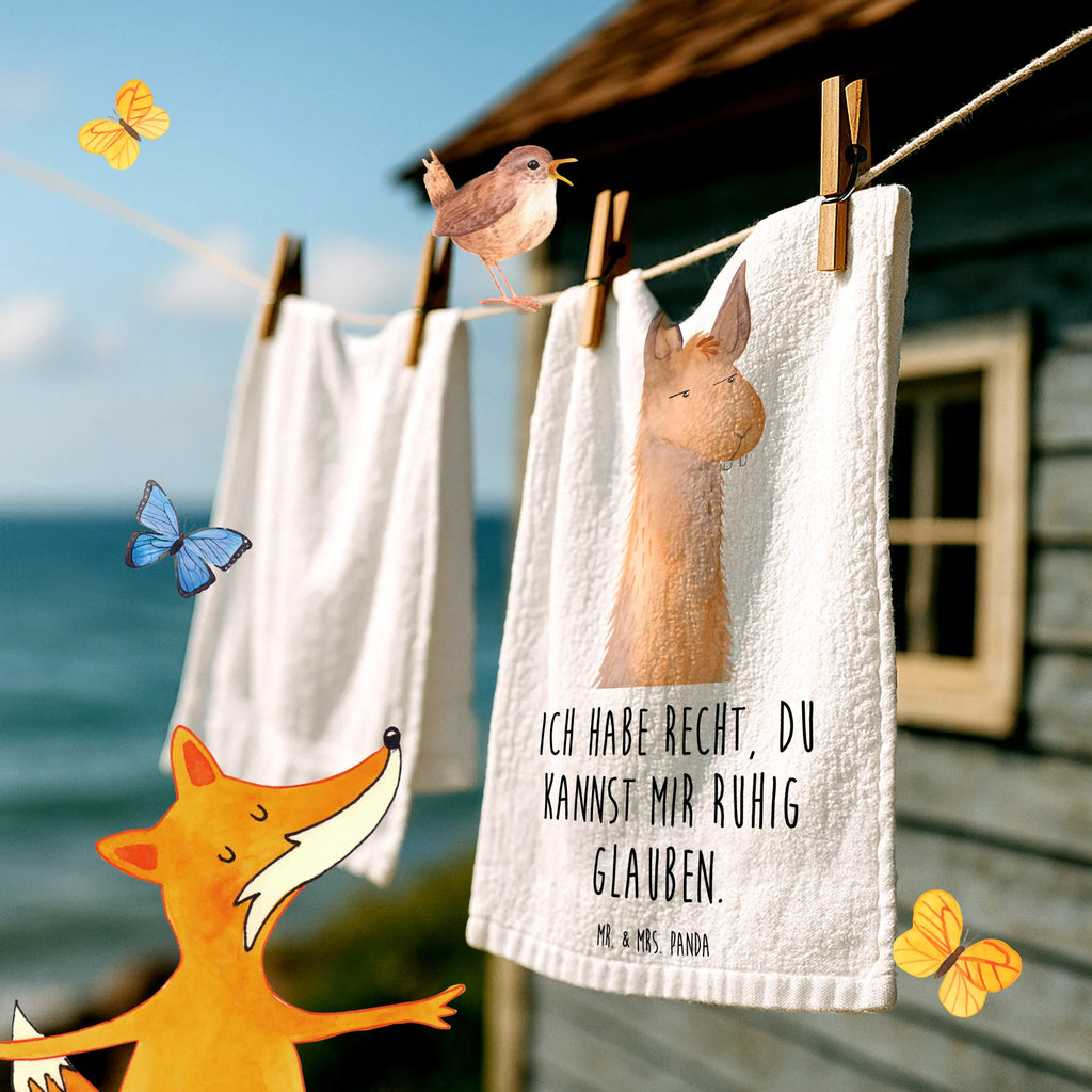 Hand towel llama head Annoyed Towel, bathroom, big, towels, children, baby, bath towel, Llama, llama, alpaca, trendy animal, lama, boss, partner, best friend, office life, girlfriend, office, lamas, being annoyed, apprentice, being right