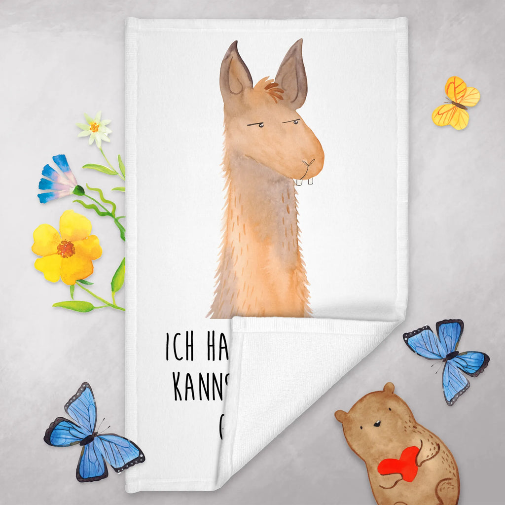 Hand towel llama head Annoyed Towel, bathroom, big, towels, children, baby, bath towel, Llama, llama, alpaca, trendy animal, lama, boss, partner, best friend, office life, girlfriend, office, lamas, being annoyed, apprentice, being right