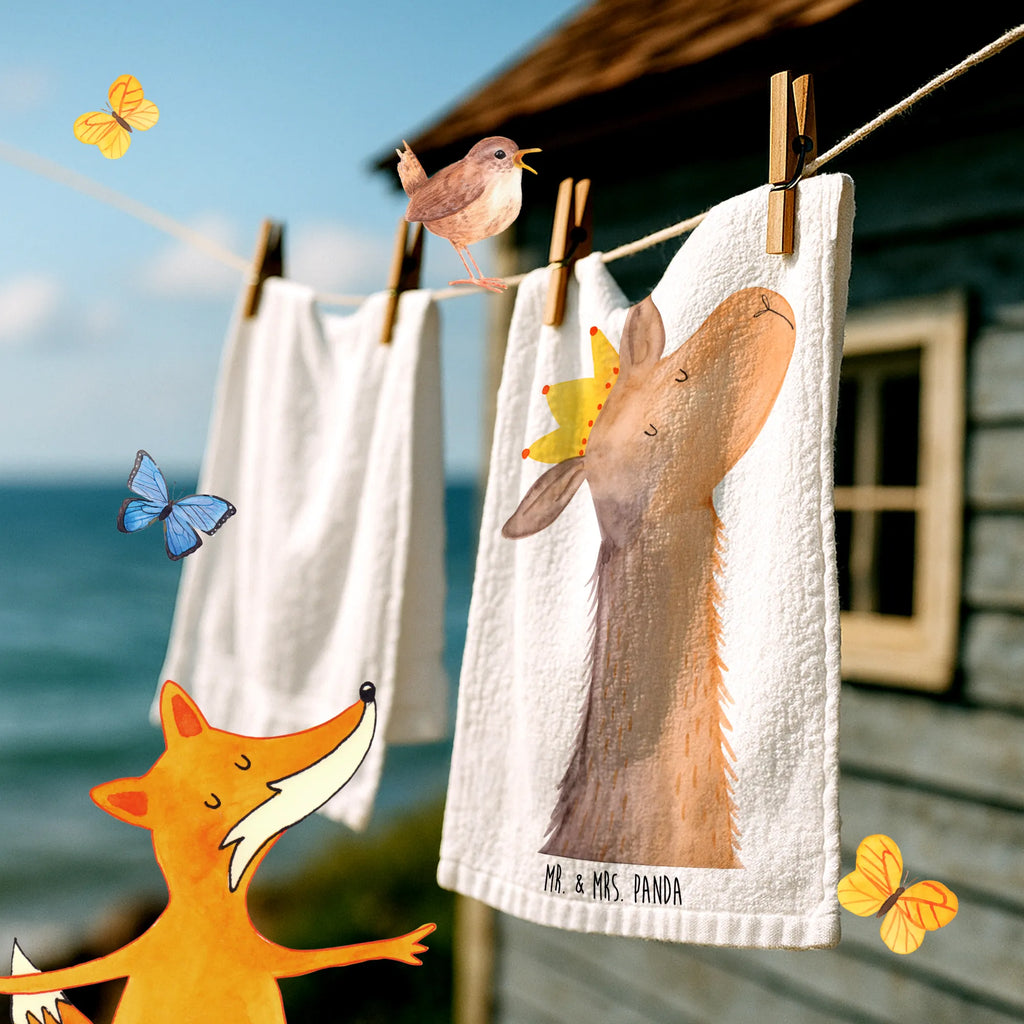 50 x 100 ręcznik Głowa lamy król Lama, Alpaka