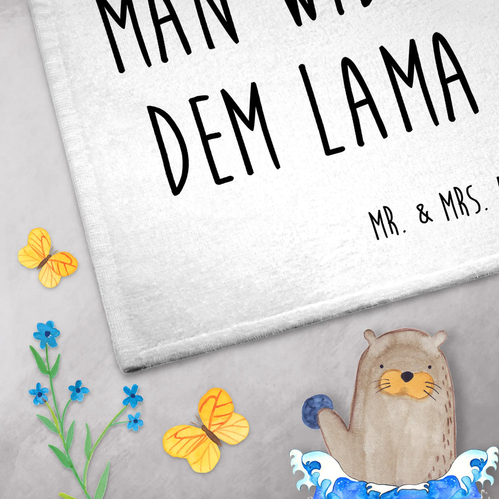 50 x 100 ręcznik Głowa lamy król Lama, Alpaka