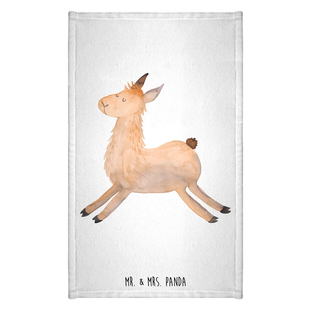 50 x 100 ręcznik lama Skakanie Lama, Alpaka