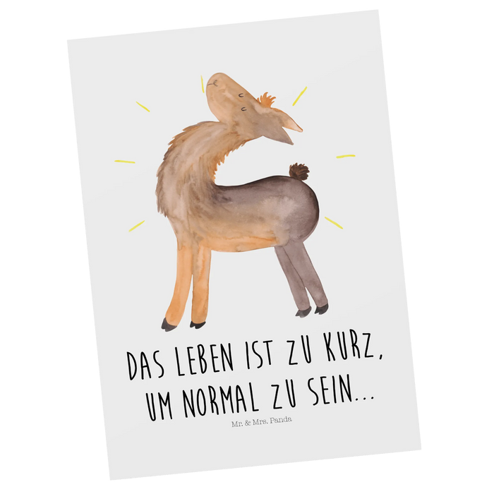 Pocztówka lama Dumny