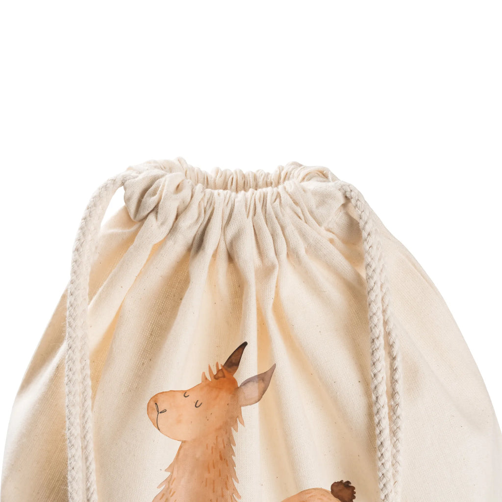 Drawstring bag lama Jump hipster, jute bag, carrier bag, gym bag, sports bag, bag, Llama, llama, alpaca, trendy animal, exam, happy, heartache, luck, favourite day, new start, start, llamas, happy day, girlfriend, Lama, graduation, good morning