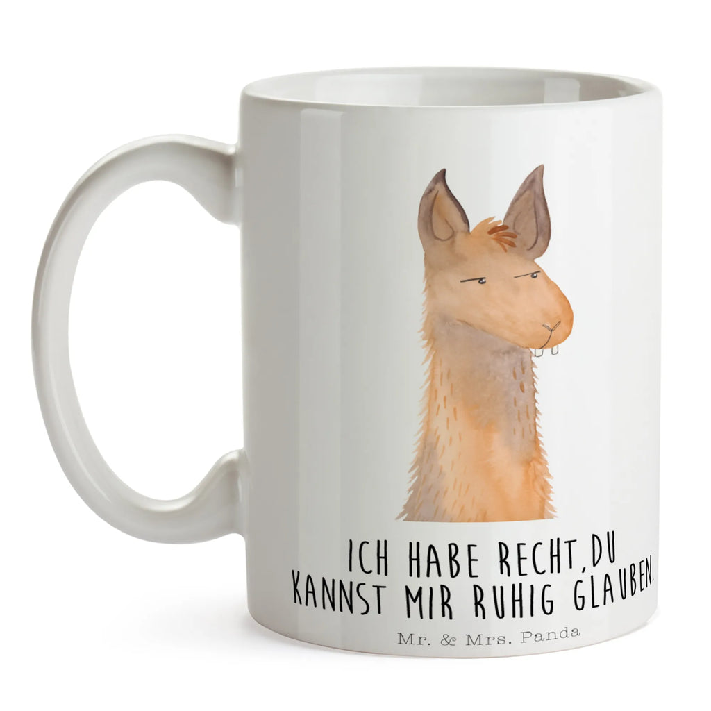 Kubek głowa lamy zirytowany Tasse mit Motiven, Tasse, Kaffeetasse, Keramiktasse, Bürotasse, Tasse mit Zitaten, Geschenktasse, Porzellantasse, Teetasse, Lama, Alpaka, Büroalltag, Azubi, Freundin, Lamas, genervt sein, beste Freundin, Büro, Chefin, Chef, Partnerin, Recht haben