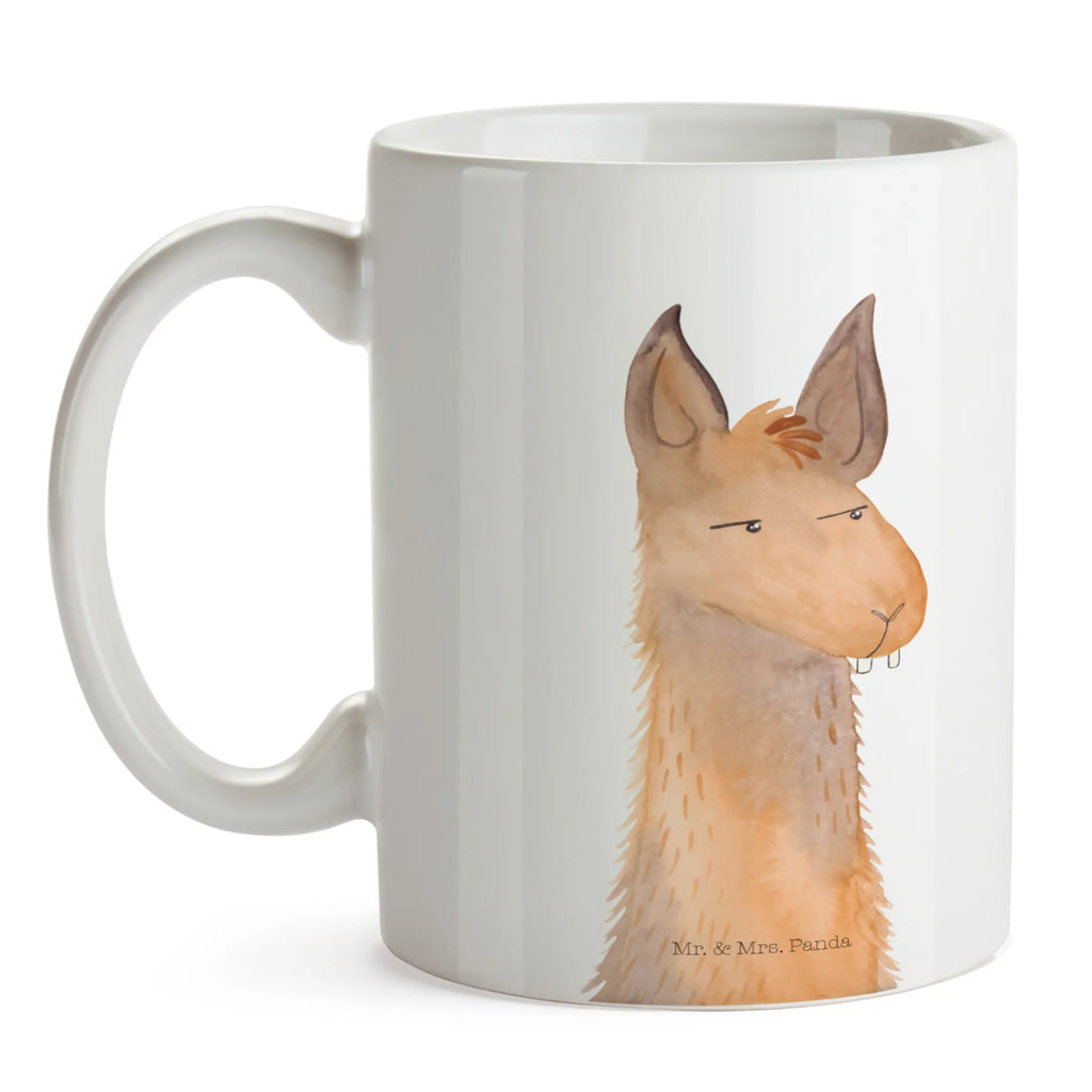Kubek głowa lamy zirytowany Tasse mit Motiven, Tasse, Kaffeetasse, Keramiktasse, Bürotasse, Tasse mit Zitaten, Geschenktasse, Porzellantasse, Teetasse, Lama, Alpaka, Büroalltag, Azubi, Freundin, Lamas, genervt sein, beste Freundin, Büro, Chefin, Chef, Partnerin, Recht haben