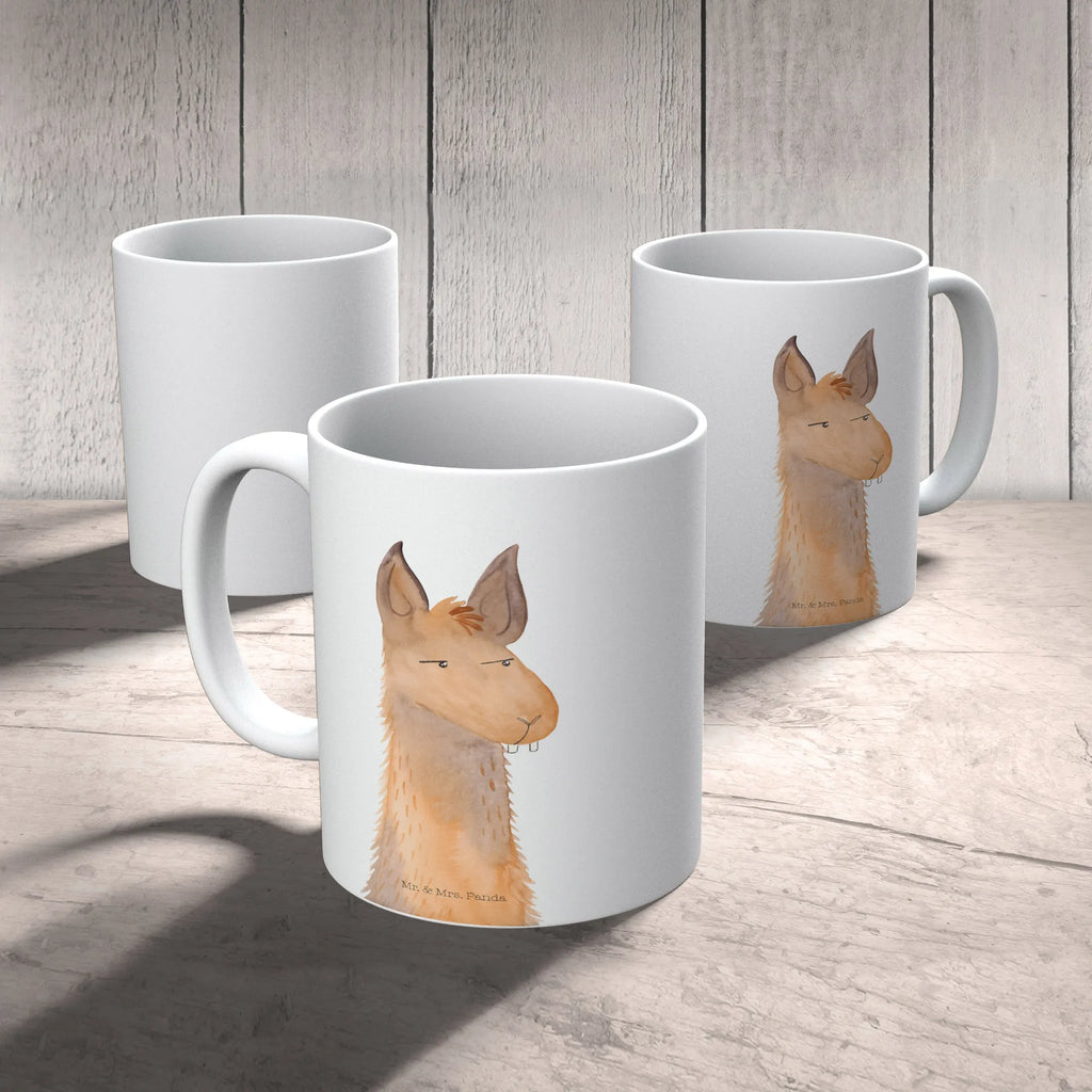 Kubek głowa lamy zirytowany Tasse mit Motiven, Tasse, Kaffeetasse, Keramiktasse, Bürotasse, Tasse mit Zitaten, Geschenktasse, Porzellantasse, Teetasse, Lama, Alpaka, Büroalltag, Azubi, Freundin, Lamas, genervt sein, beste Freundin, Büro, Chefin, Chef, Partnerin, Recht haben
