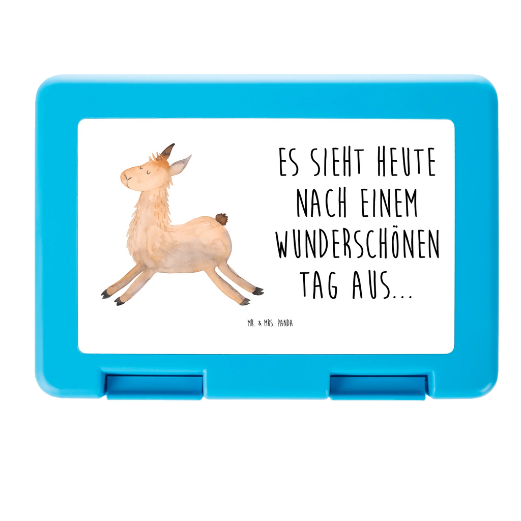 Lunch box lama Jump bread box, lunch box, snack box, BPA-free, sandwich box, Llama, llama, alpaca, trendy animal, Lama, heartache, exam, graduation, llamas, happy day, new start, happy, favourite day, girlfriend, good morning, start, luck