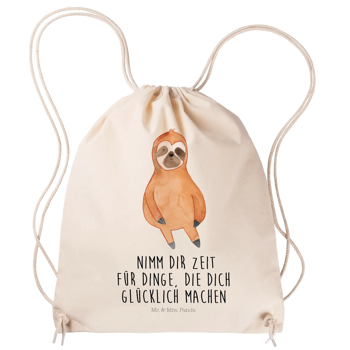 Drawstring bag sloth Satisfied trend animal, favorite animal, relax, lazy, contented, break
