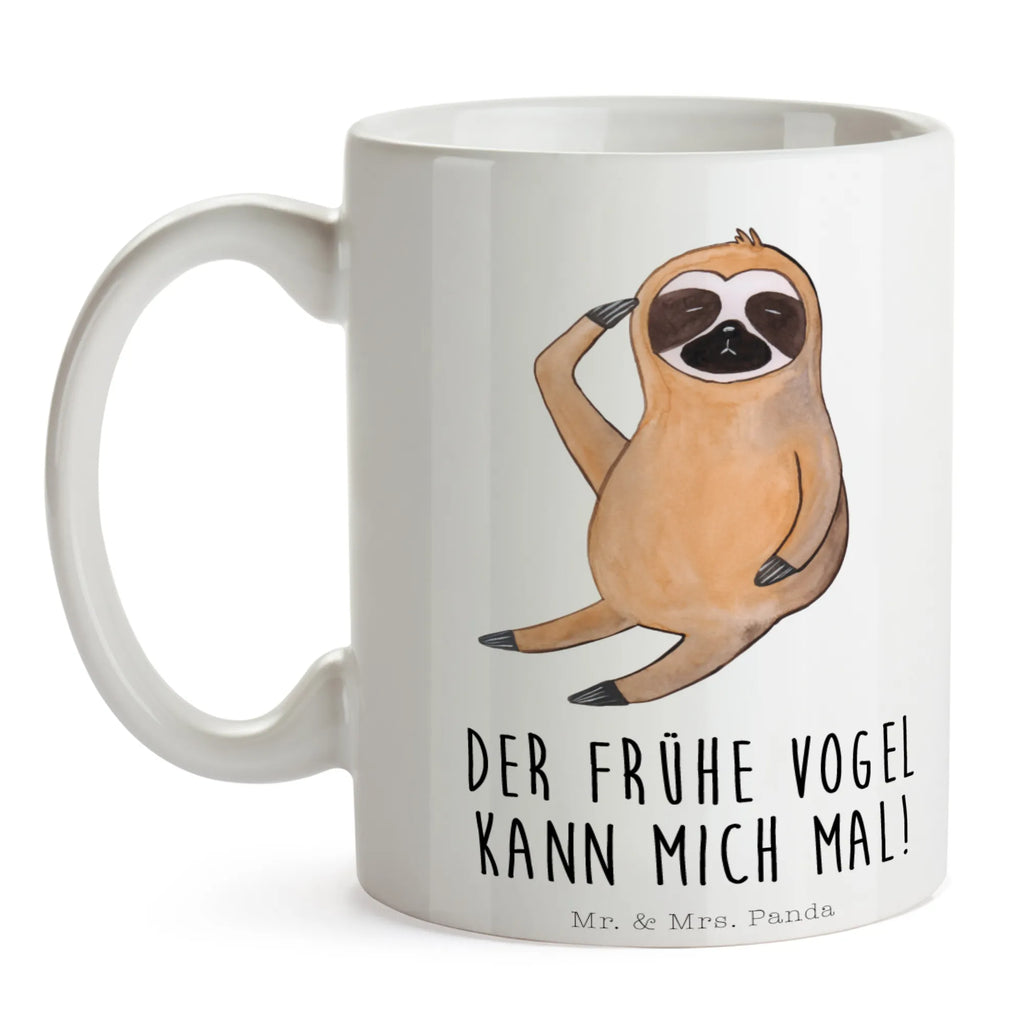 Kubek leniwiec ptak Tasse, Geschenktasse, Tasse mit Motiven, Porzellantasse, Kaffeetasse, Teetasse, Tasse mit Zitaten, Keramiktasse, Bürotasse, Faultier, Faultier Geschenk, Faultier Deko, Faultiere, Frühaufsteher, früher Vogel, Morgenmuffel, Faultierwelt, faul, Vogel, Spinner, Lieblingstier, der frühe Vogel