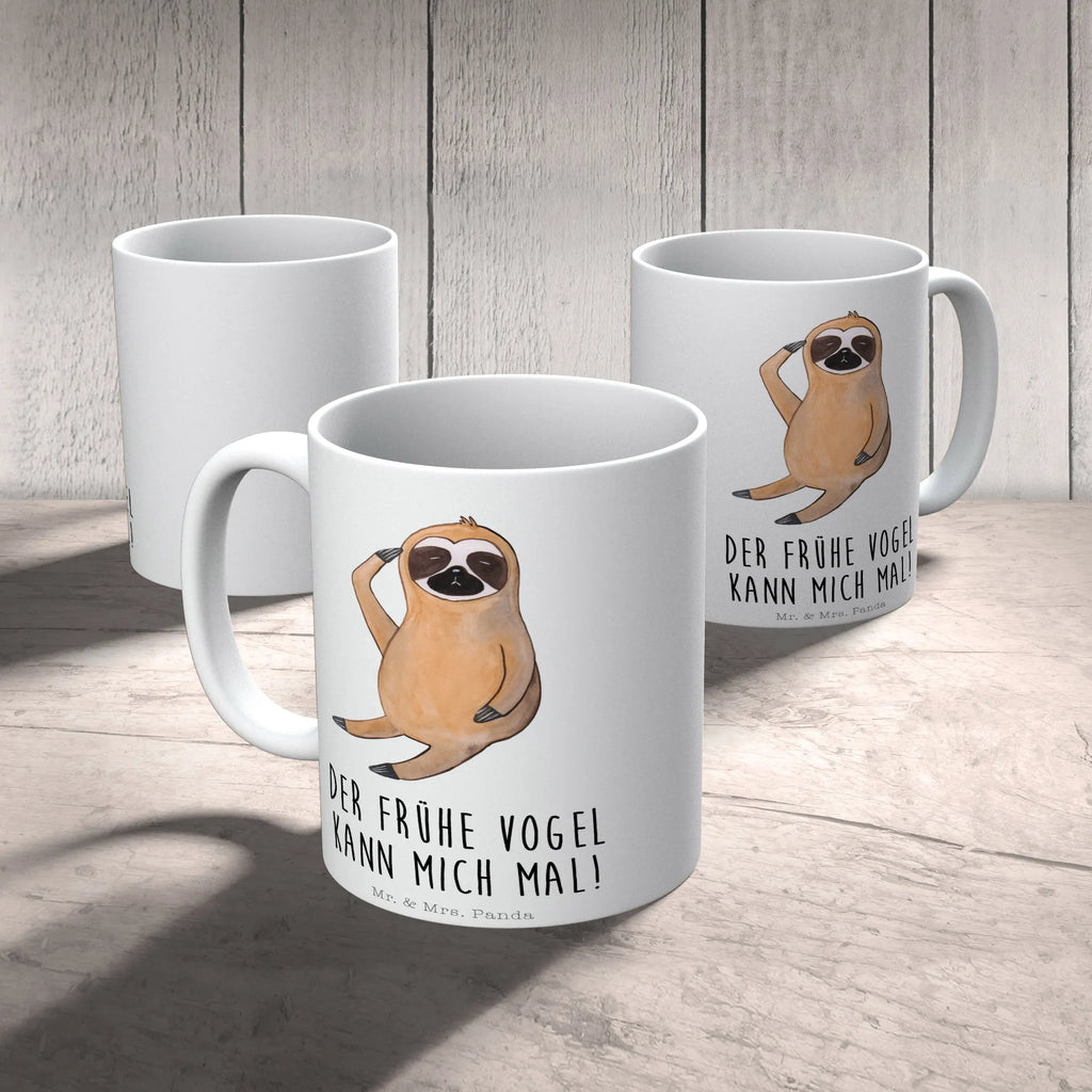 Kubek leniwiec ptak Tasse, Geschenktasse, Tasse mit Motiven, Porzellantasse, Kaffeetasse, Teetasse, Tasse mit Zitaten, Keramiktasse, Bürotasse, Faultier, Faultier Geschenk, Faultier Deko, Faultiere, Frühaufsteher, früher Vogel, Morgenmuffel, Faultierwelt, faul, Vogel, Spinner, Lieblingstier, der frühe Vogel
