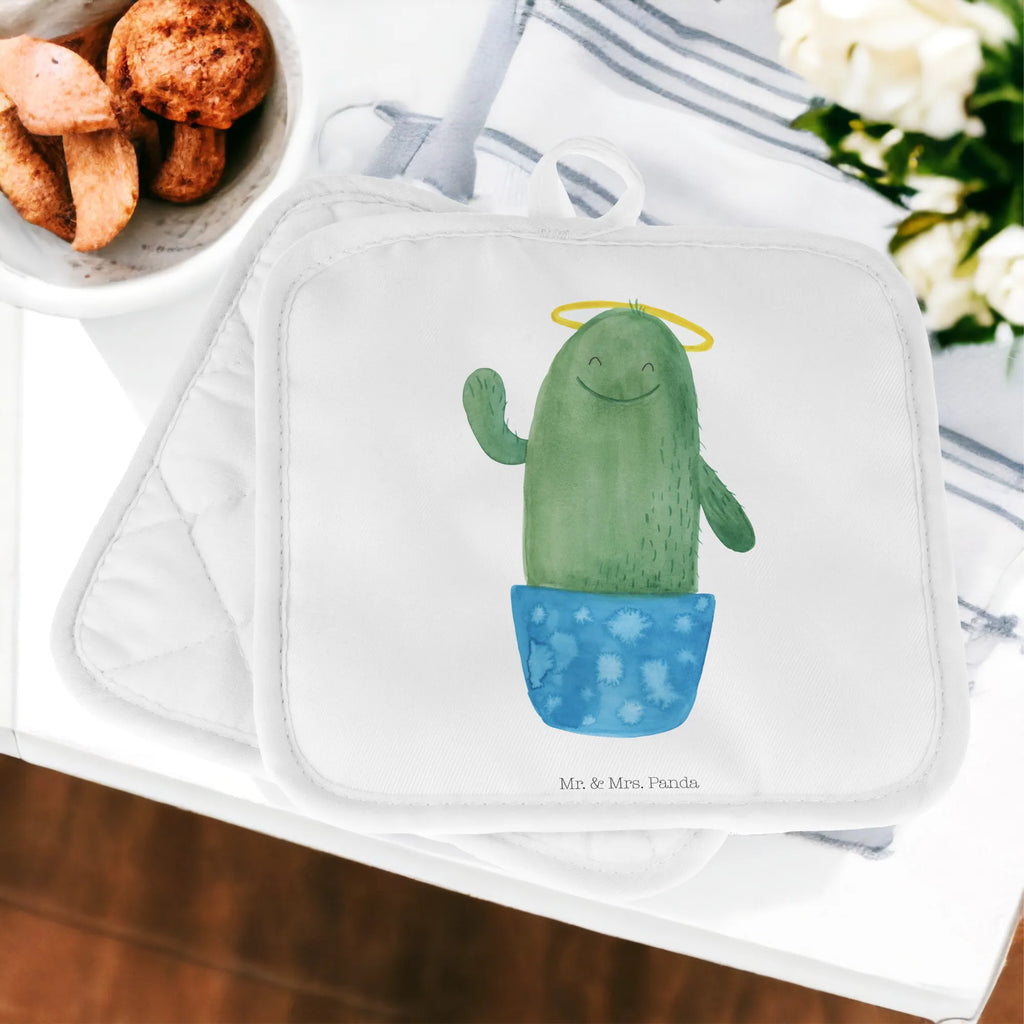 2er Set Topflappen  Kaktus Heilig 2er Set Topflappen, Topflappenset, Topfuntersetzer, topfhalter, Topflappen Set, Topflappen, Topflappen 2er Set, Topfhandschuhe, Kakteen, Kaktus, Schwestern, Eltern, Freundin, Frech, Bruder, Schwester, Familie, Kind, Lustig, Heiligenschein