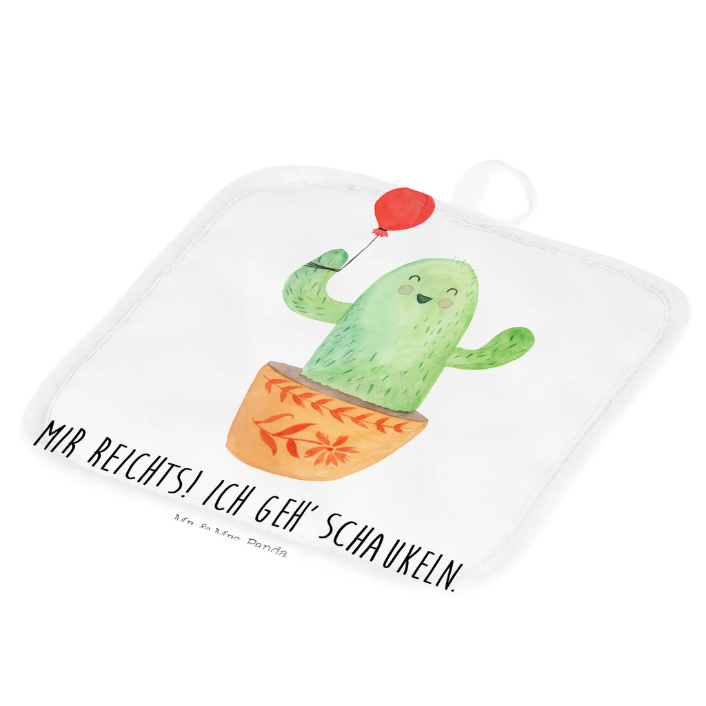 2-elementowy zestaw podkładek pod garnki Kaktus balon Topfhandschuhe, Topflappen, 2er Set Topflappen, Topflappen Set, Topfuntersetzer, Topflappen 2er Set, topfhalter, Topflappenset, Kakteen, Kaktus, Prüfung, Stress, Freundin, Büroalltag, Neustart, Freude, Freund, Ausbildung, Luftballon, Büro