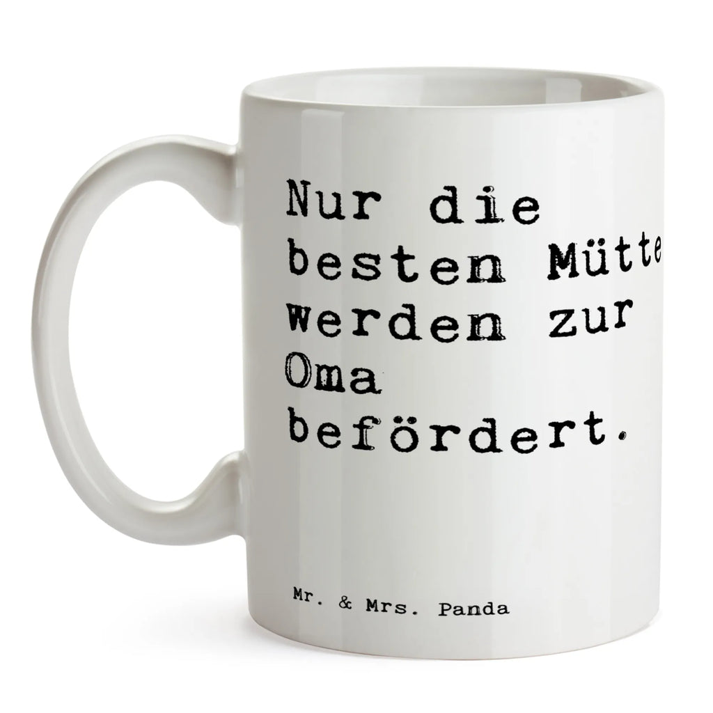 Kubek Nur die besten Mütter... Porzellantasse, Teetasse, Bürotasse, Geschenktasse, Kaffeetasse, Keramiktasse, Tasse, Tasse mit Zitaten, Tasse mit Motiven, Spruch, Sprüche, lustige Sprüche, Weisheiten, Zitate, Spruch Geschenke, Spruch Sprüche Weisheiten Zitate Lustig Weisheit Worte