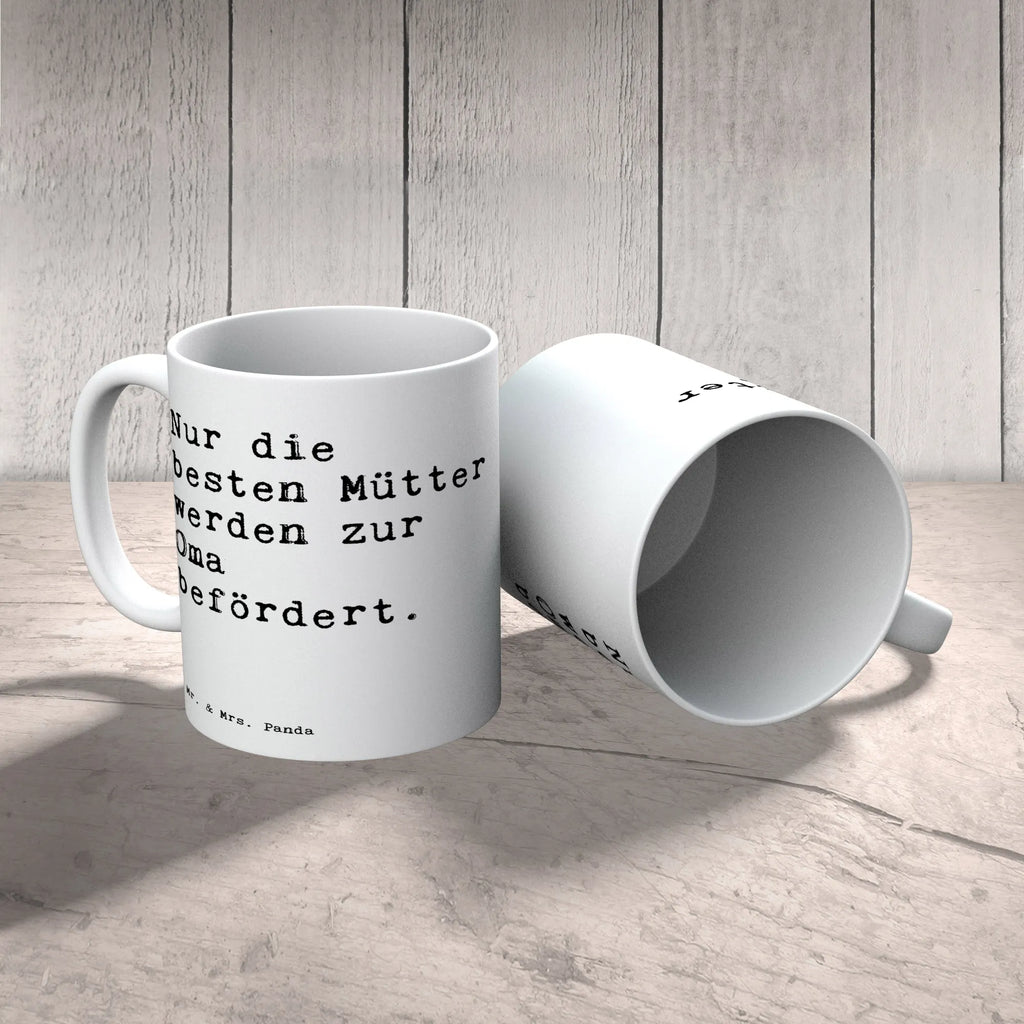 Kubek Nur die besten Mütter... Porzellantasse, Teetasse, Bürotasse, Geschenktasse, Kaffeetasse, Keramiktasse, Tasse, Tasse mit Zitaten, Tasse mit Motiven, Spruch, Sprüche, lustige Sprüche, Weisheiten, Zitate, Spruch Geschenke, Spruch Sprüche Weisheiten Zitate Lustig Weisheit Worte
