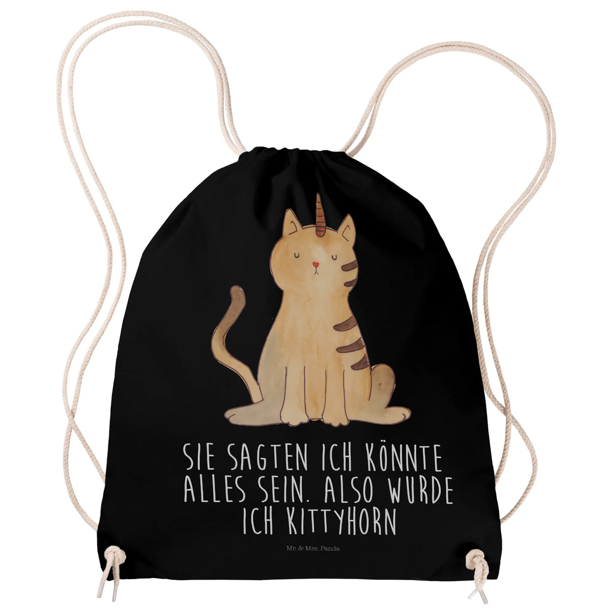 Drawstring bag unicorn Cat cat gift, Rainbow, cat lover, cat present, Kitty, Kittycorn