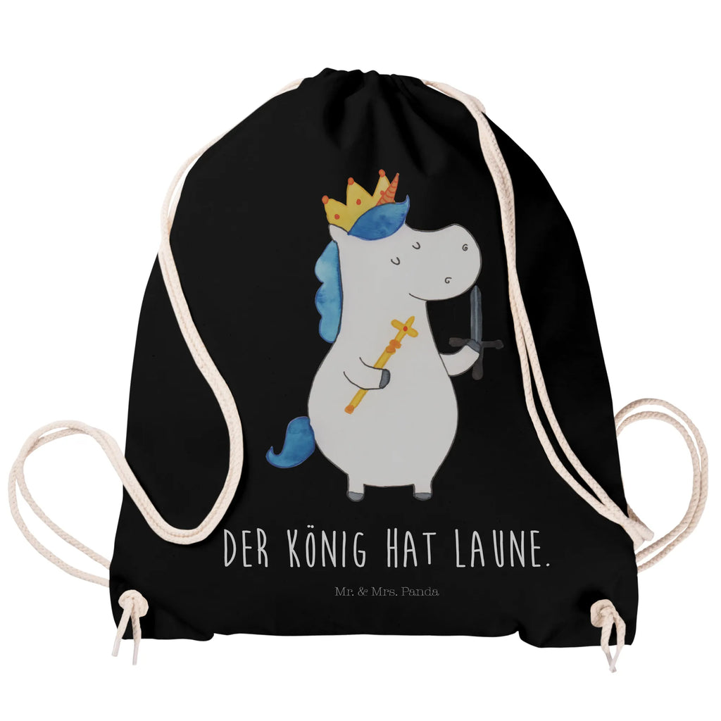 Drawstring bag unicorn king with sword jute bag, sports bag, carrier bag, bag, gym bag, hipster, unicorn, unicorns, Crown, gift boyfriend, sword, Chancellor, Prosecco, Unicorn, Ruler, Emperor, King, present boy, President, Princess