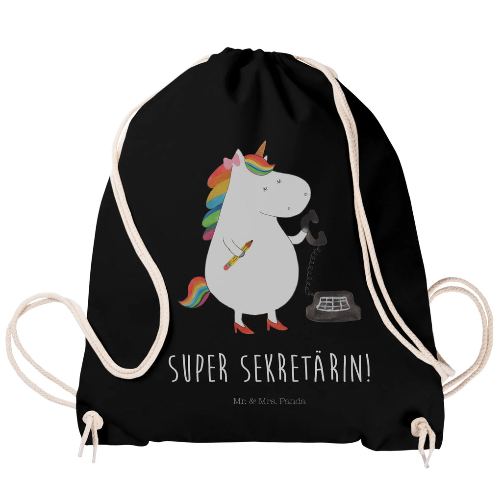 Drawstring bag unicorn secretary sports bag, bag, carrier bag, jute bag, gym bag, hipster, unicorn, unicorns, Secretary, office help, office worker, tax office, office, secretary present, gift colleg, attorney