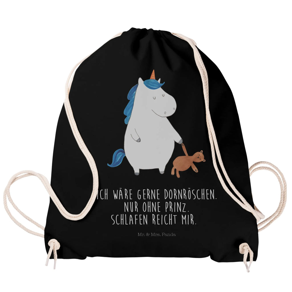 Drawstring bag unicorn teddy gym bag, sports bag, hipster, jute bag, bag, carrier bag, unicorn, unicorns, child present, sleep, bed, single life, child gift, Unicorn, single, dreaming, good night, girlfriend, sweet